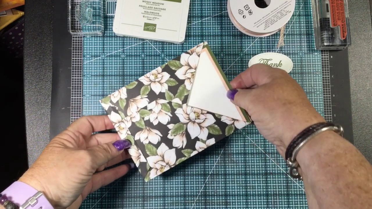 Pocket Card w/ Stampin’ Up! Hello Magnolia