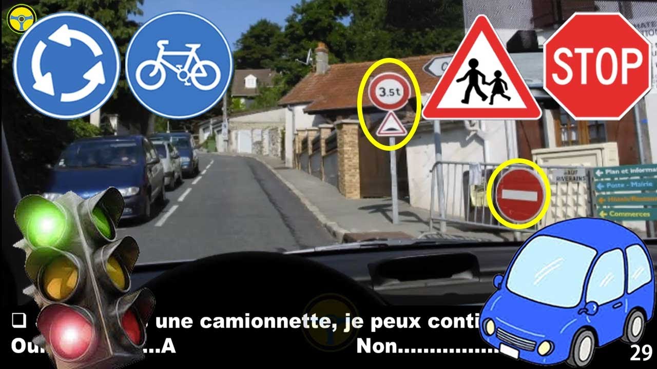 examen code de la route France 2021😘  @Code De La Route 2021    permis de conduire test 11