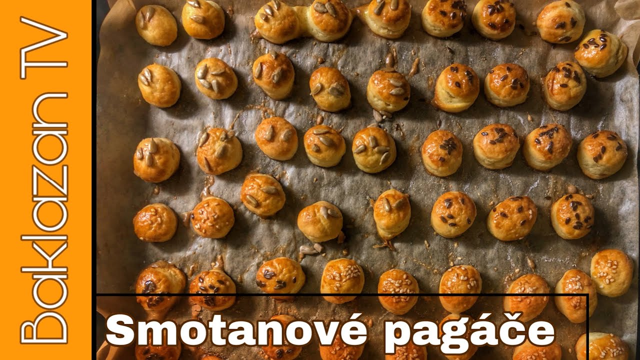 Smotanové pagáče | jednoduchý recept na slané pagáče | Partysnack recept