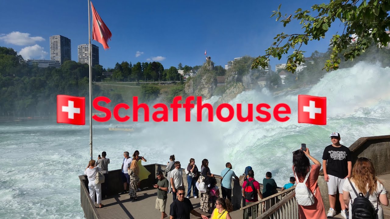 Swiss rhine falls schaffhouse 🇨🇭