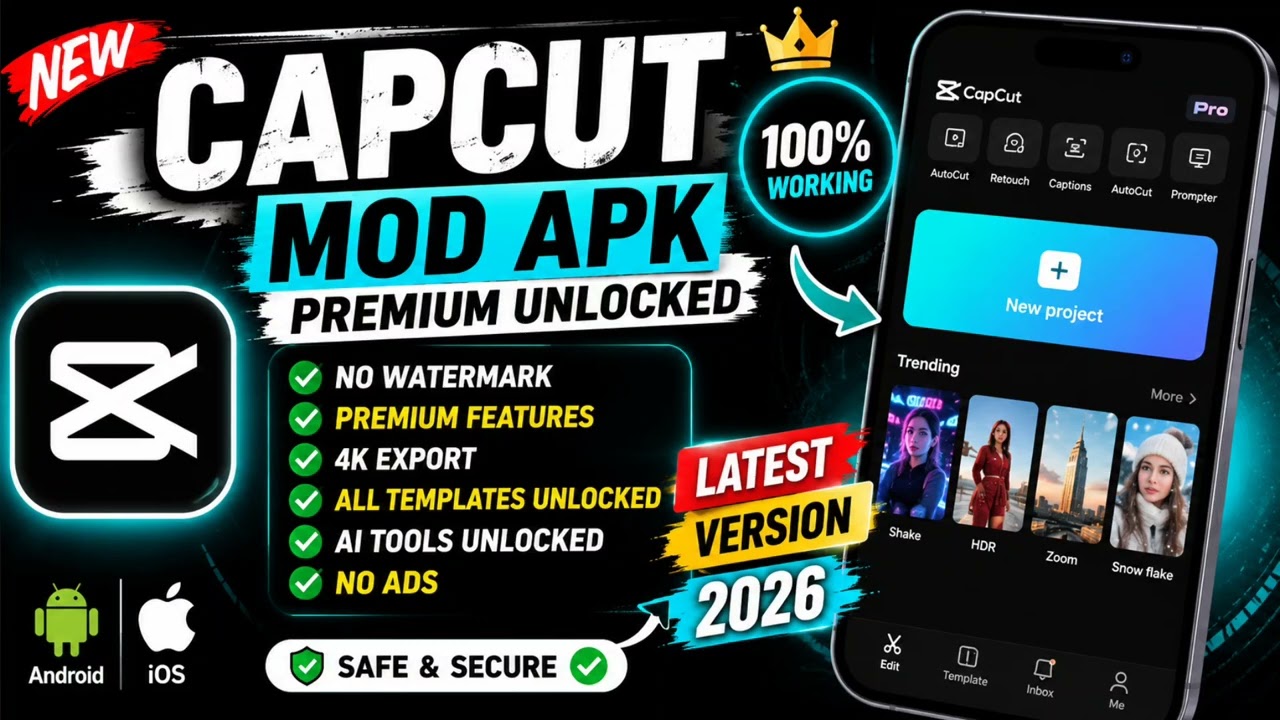 CapCut Pro v18.9.0 | VIP Unlocked Latest | No VPN | Apk | Tested Working Premium | Login Fixed 