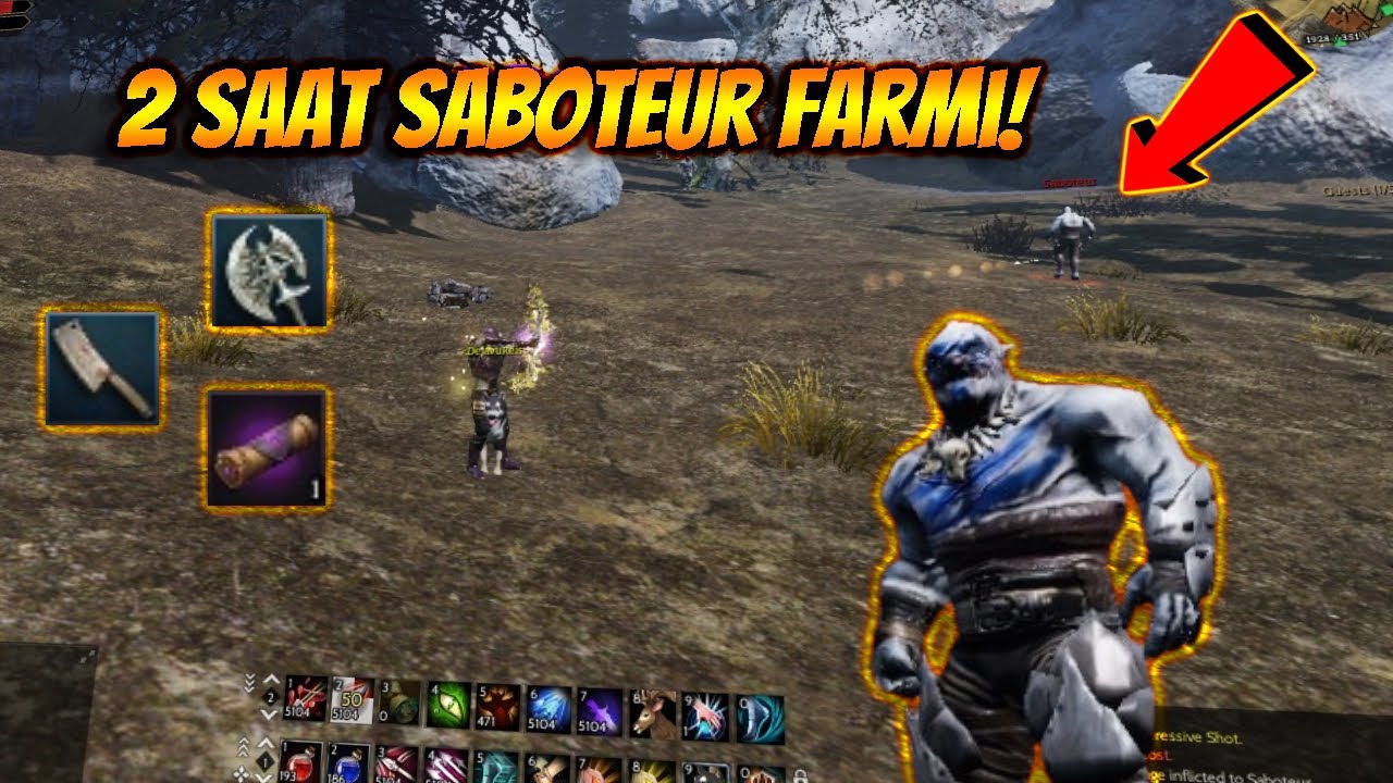 2 SAAT SABOTEUR FARMI ! | SOLO OKÇU SERİSİ | RİSE ONLİNE WORLD