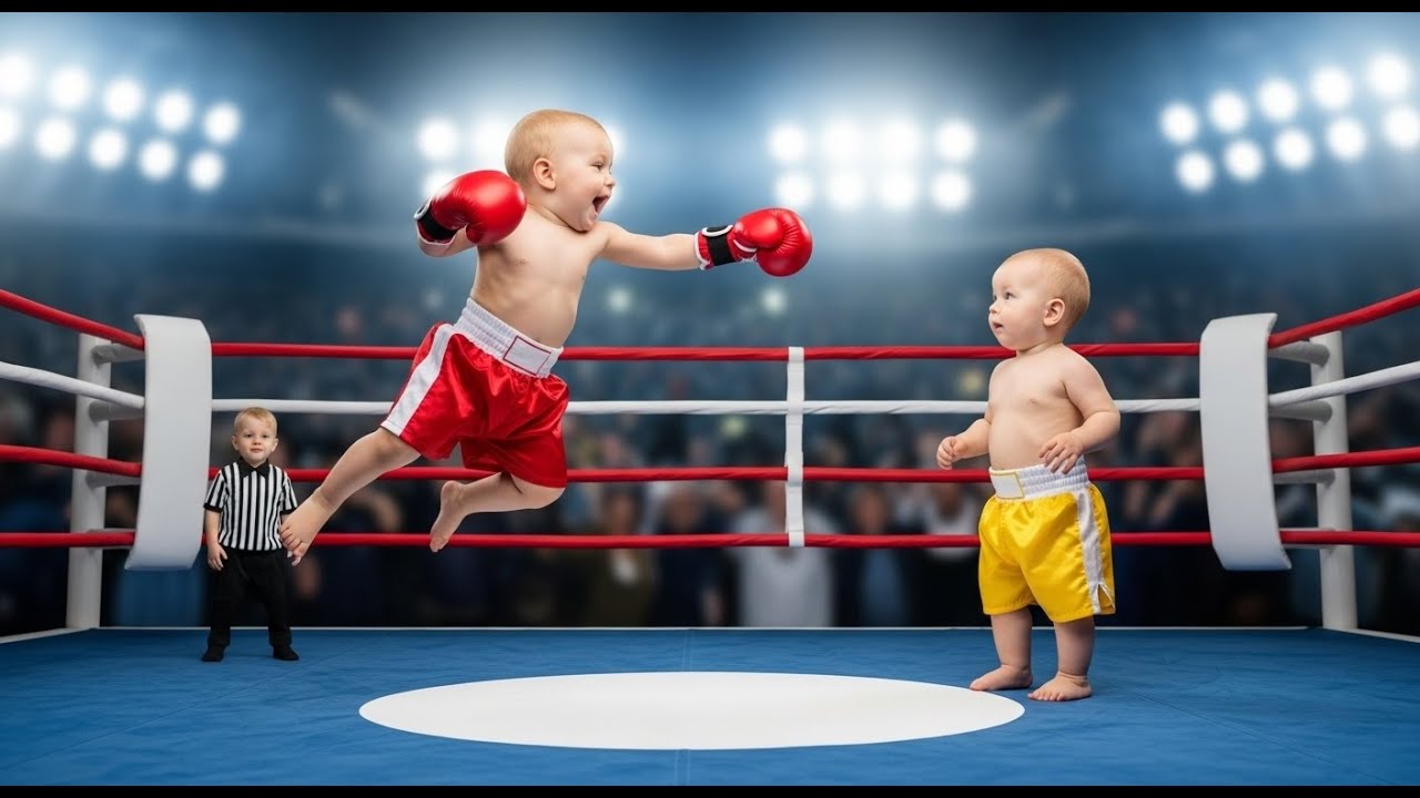 Baby Boxer Becomes World Champion – Adorable Victory Celebration | Ralphie joe  #babyvideos