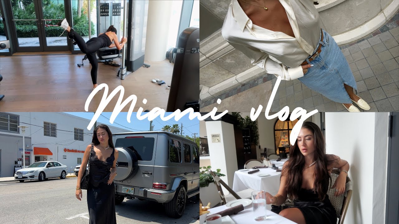 Weekly vlog in Miami ♡ West Palm Beach, Komodo, getting invisalign, Ritz Carlton, reformer pilates!
