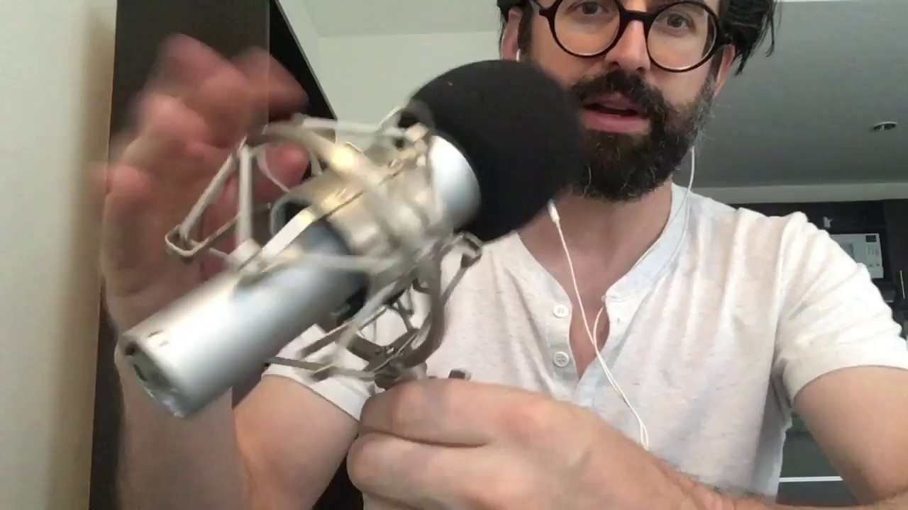 Shock mount too big for your mic? Here's how I got my ATR 2100 to fit my MY410.