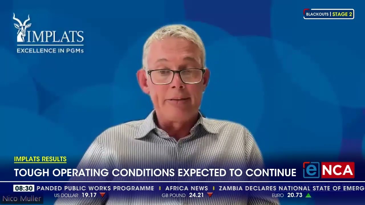 Implats results | Tough operating conditions expected to continue