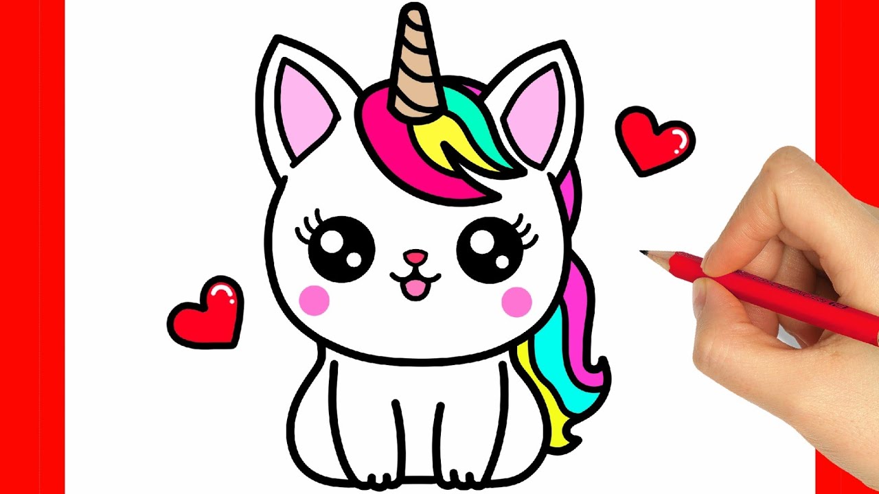 COME DISEGNARE UN UNICORNO KAWAII