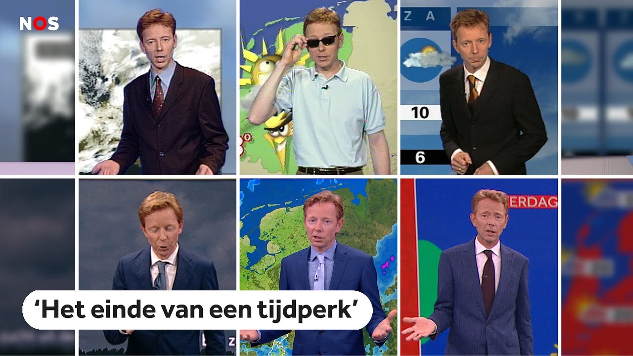 Na 25 jaar presenteert Gerrit Hiemstra zijn laatste weerbericht
