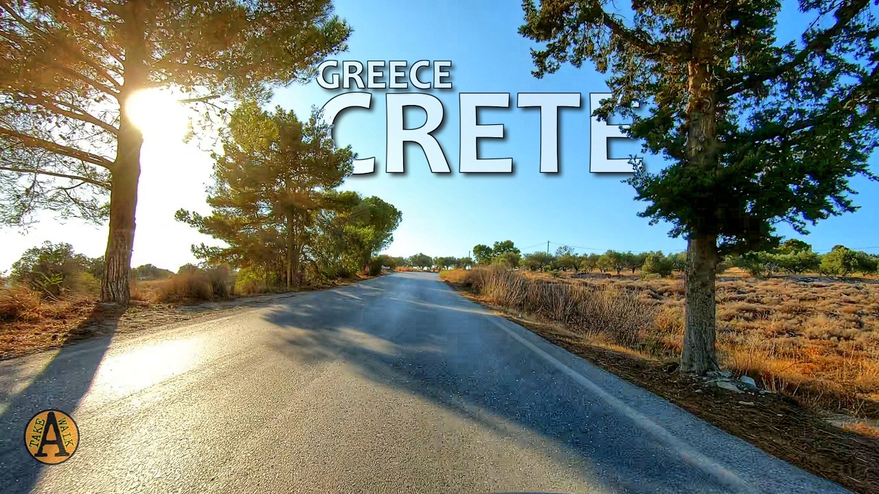 Crete | Greece | Drive Through Beautiful Coastal Scenery to Kokkinos Port for Relax & Peace of Mind