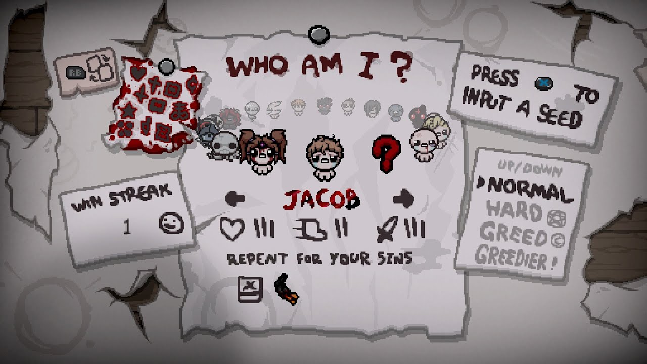 TBOI Repentance: All Tainted Jacob Completion Marks + Death Certificate Unlocked!