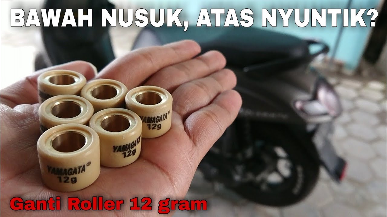 #7 Upgrade CVT Scoopy ( Ganti Roller 12 gram )