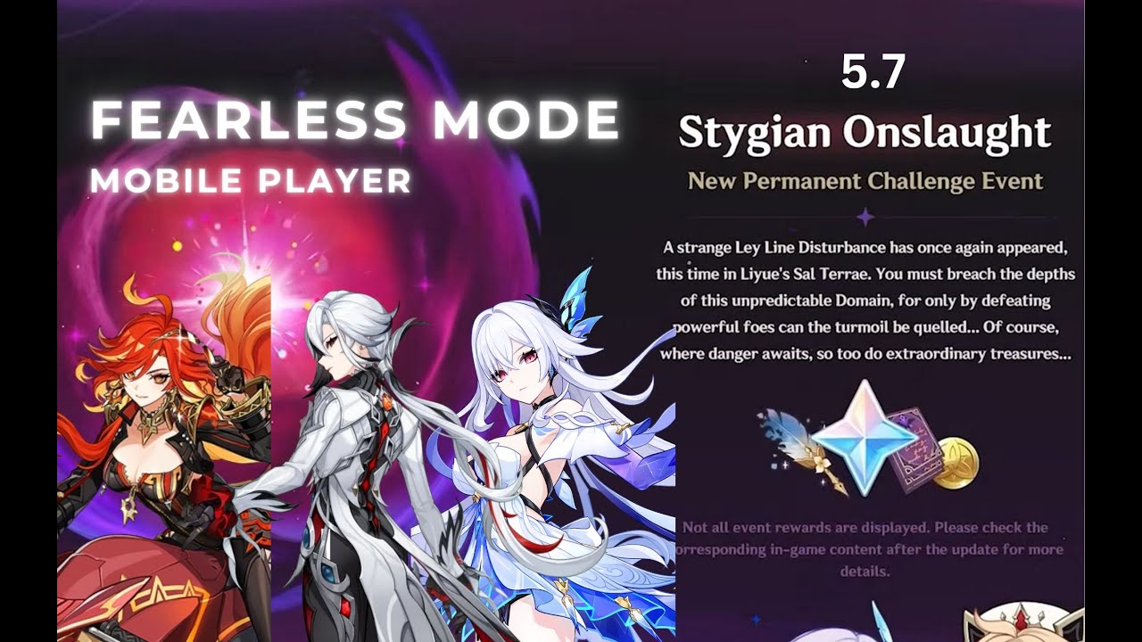 [MOBILE] Stygian Onslaught 5.7 | All 5* Limited at C0 | Genshin Impact