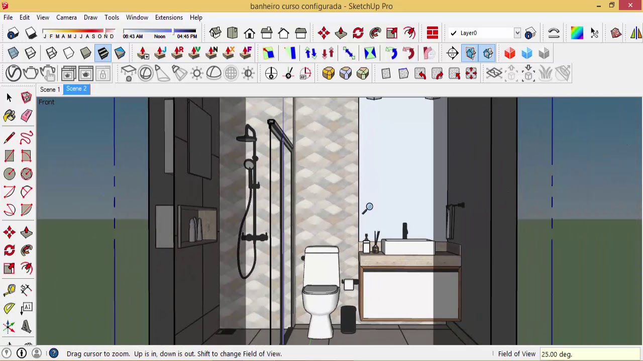 10 - Curso Básico Vray 3.4 para Sketchup - Render em Corte