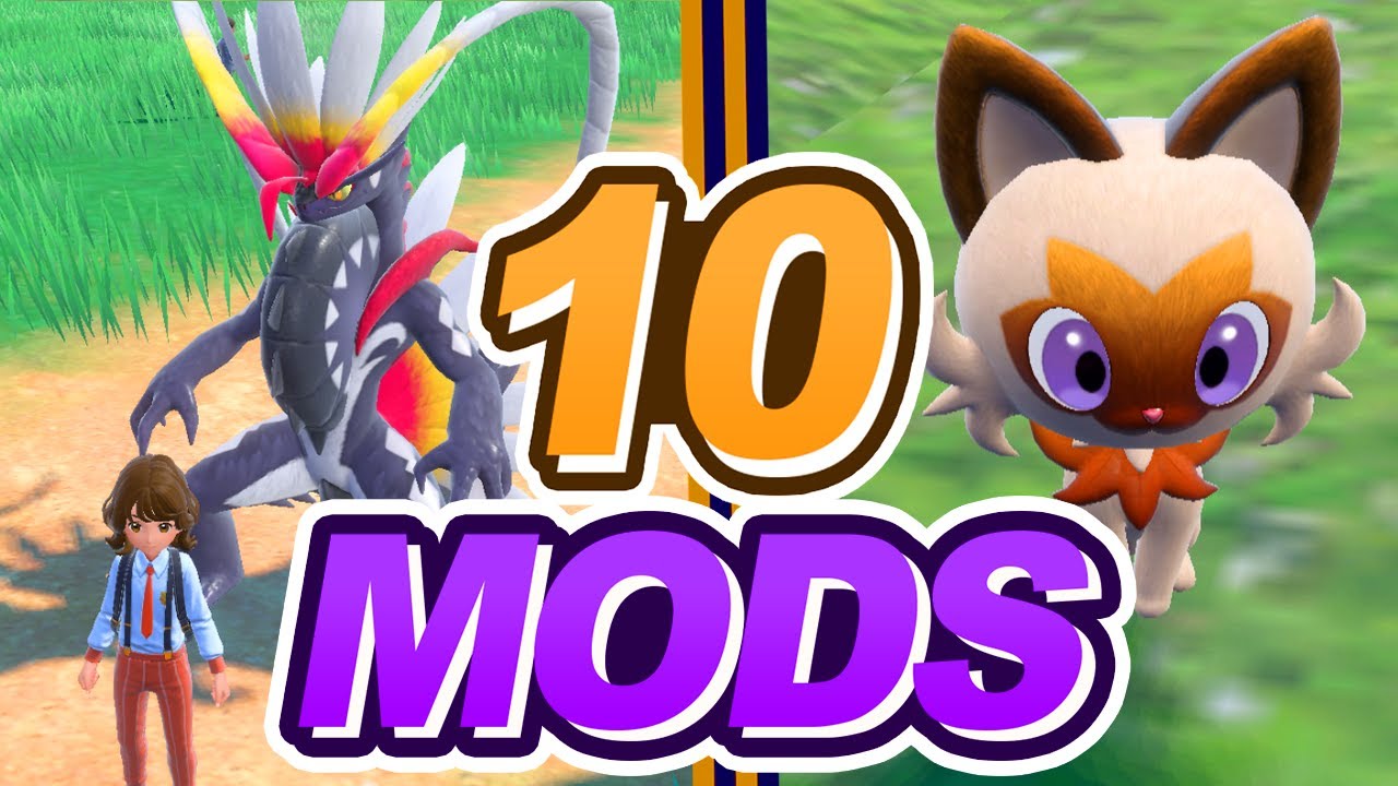 10 MEILLEURS MODS dans POKÉMON ÉCARLATE et VIOLET