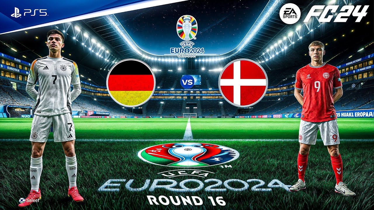 FC 24 - Germany vs. Denmark | UEFA EURO 2024 Round 16 | PS5™ [4K60]