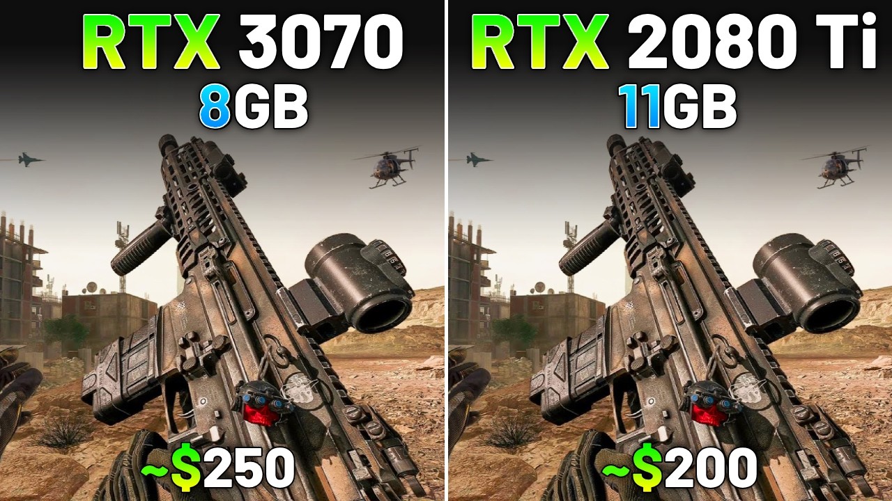 RTX 3070 против RTX 2080 Ti в 2026 году | Тест в 15 играх | 1080p, 1440p