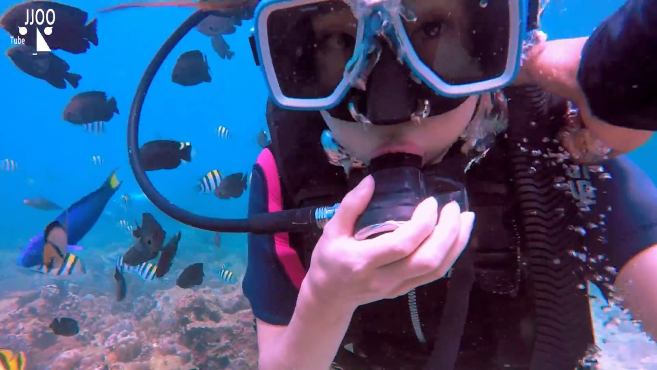 [ASMR]Scuba diving/Under the sea/Bubbles sound