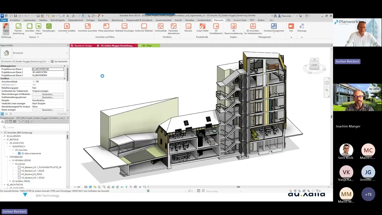 Integrierte Tabellenkalkulation und Raumbuch in Revit: Einführung in Tables for Revit