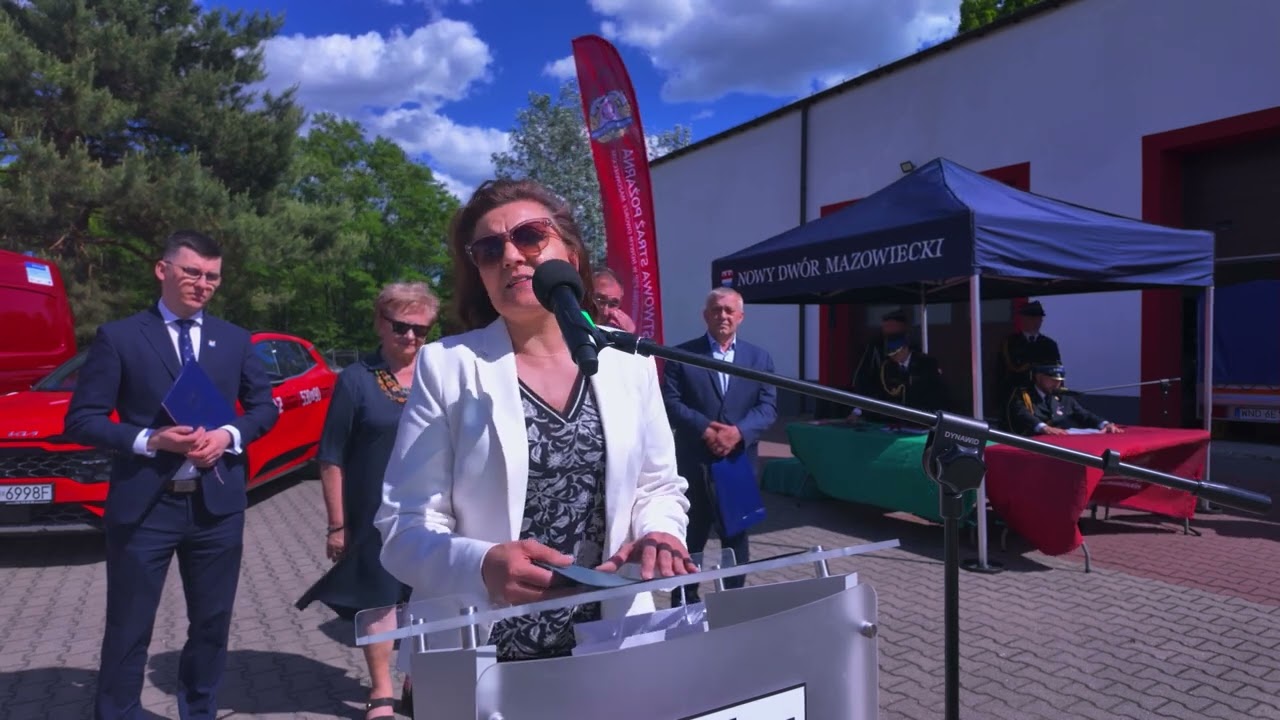 Anna Maliszewska  - W&oacute;jt Gminy Czosn&oacute;w - Dzień Strażaka 2026 Nowy Dw&oacute;r Mazowiecki