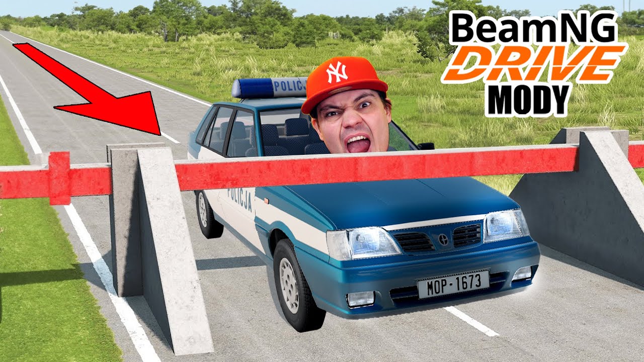 Który SAMOCHÓD przejedzie pod BELKĄ?! 🚗 Beam.NG Mody