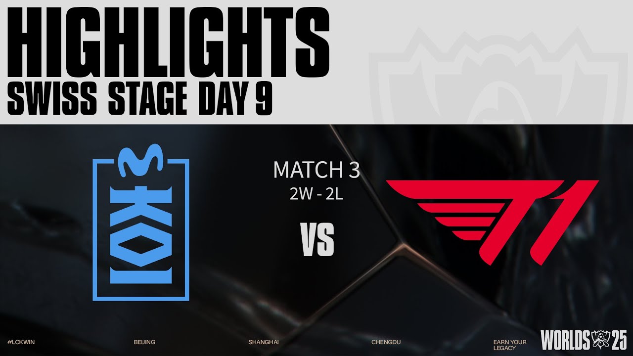 MKOI vs T1 매치 하이라이트 | 스위스 Day9 | 2025 월드 챔피언십