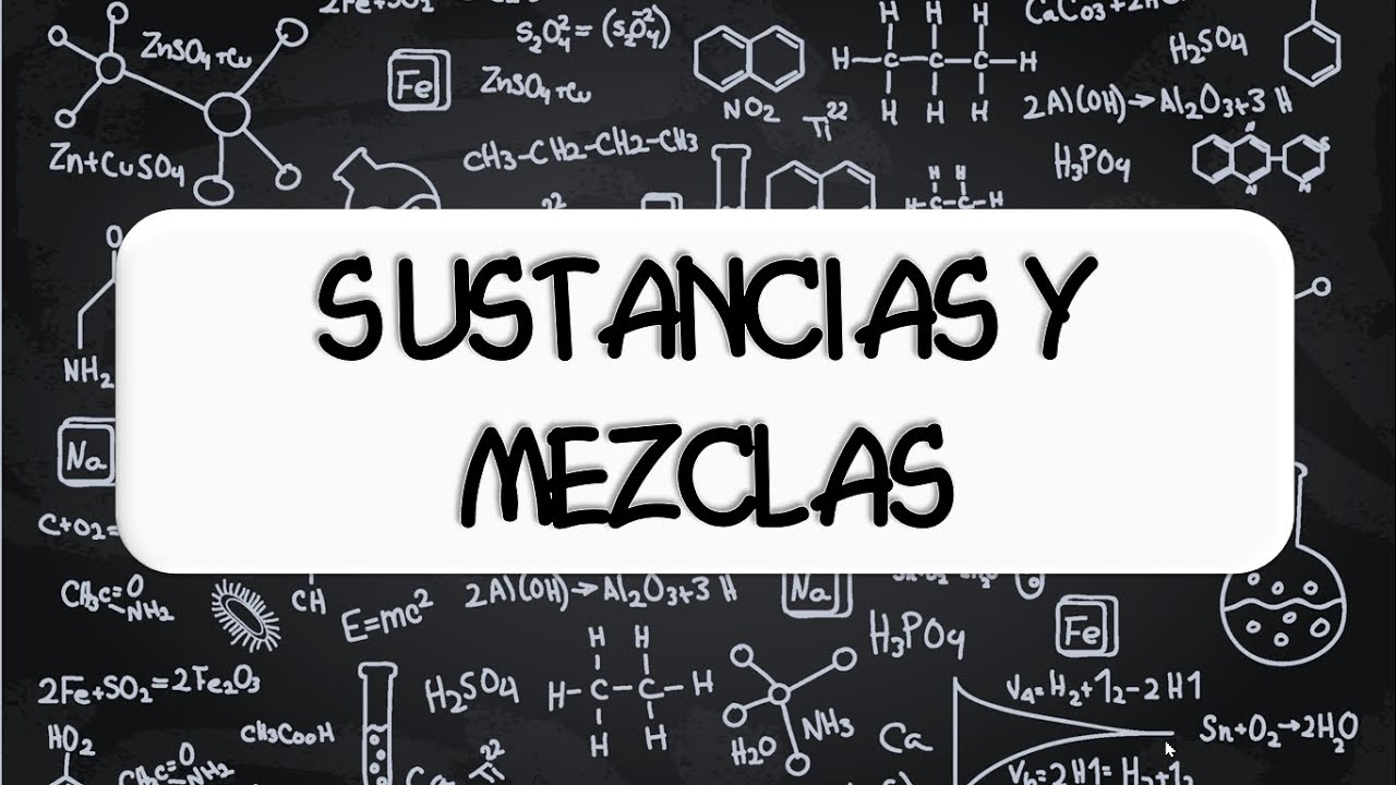 Sustancias y mezclas, con muchos ejemplos!