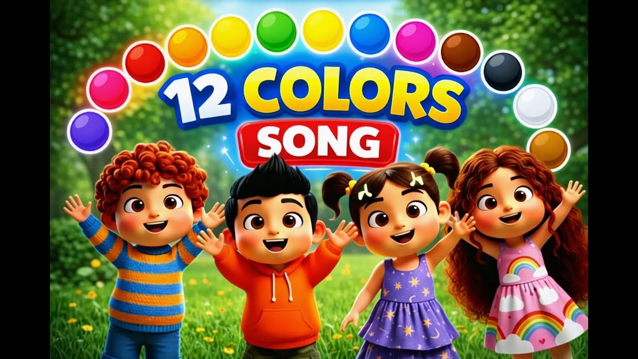 Let’s Learn Colors 🌈 | Kids Color Song with Music