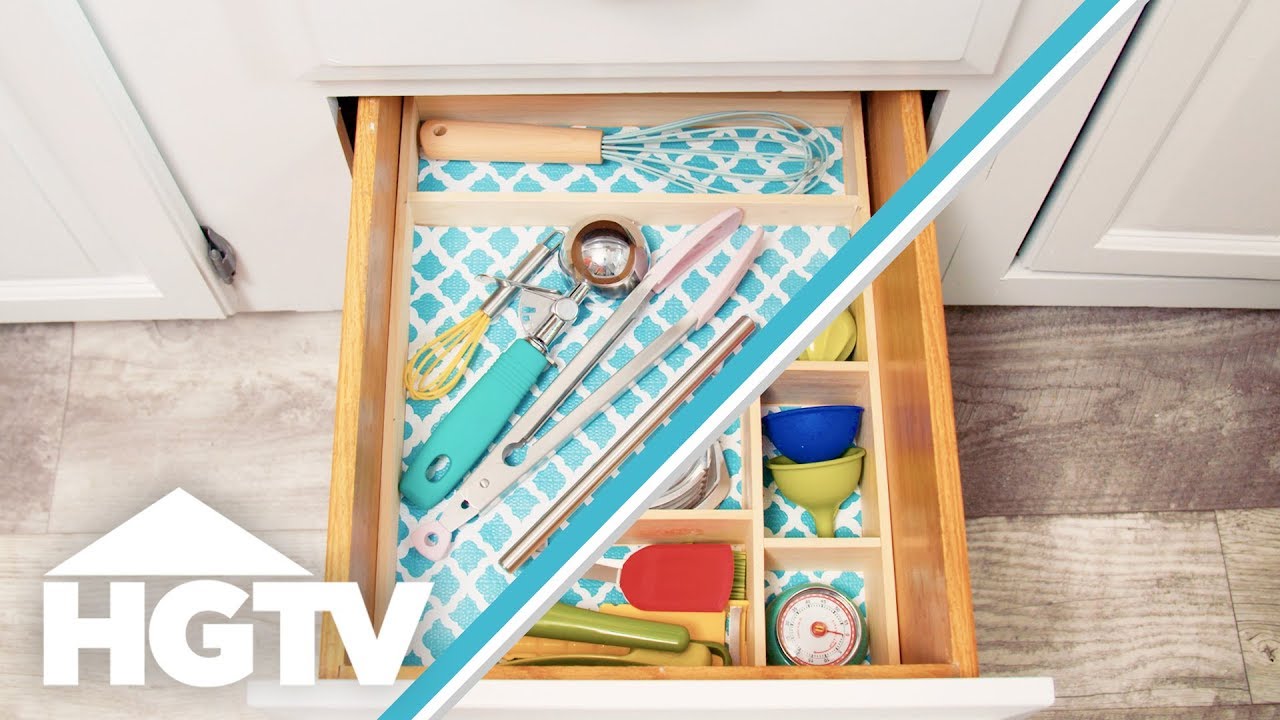 DIY Utensil Drawer Organizer | HGTV