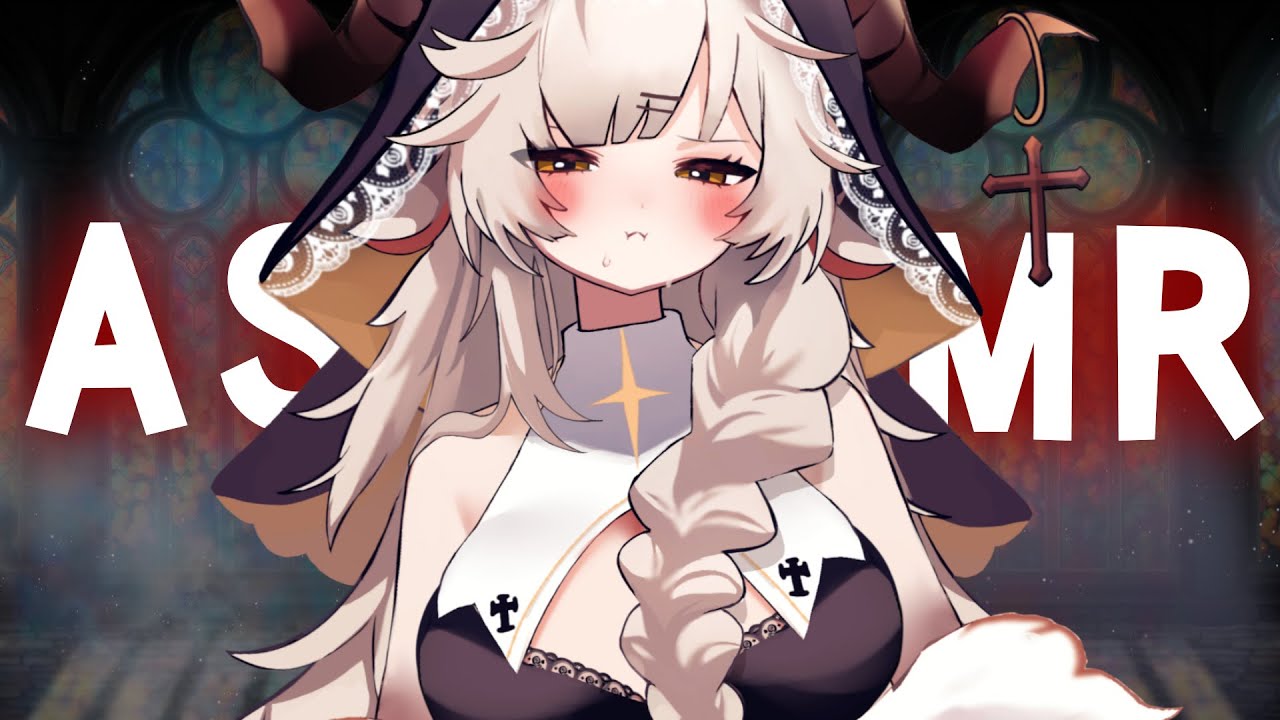 [ASMR] Обиженная овечья сестра чистит тебе уши 🙏🐑 Виртуальная монахиня