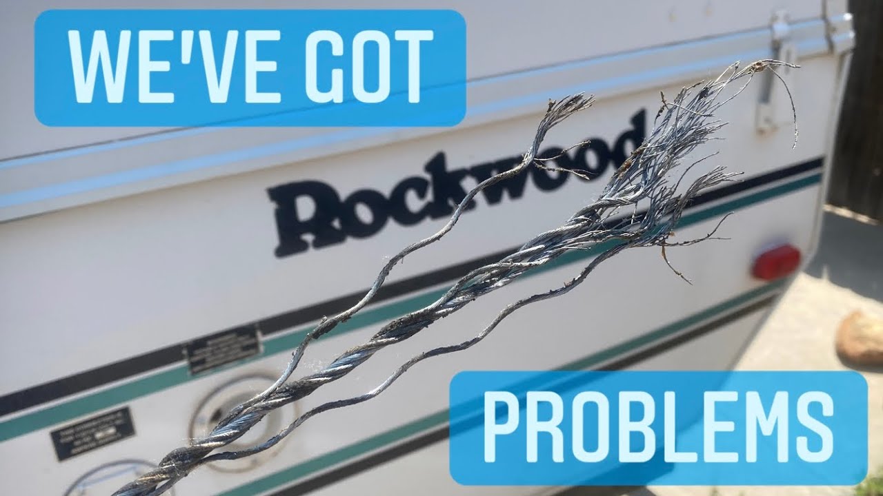 Repairing a broken cable on a 1997 Rockwood Freedom pop-up