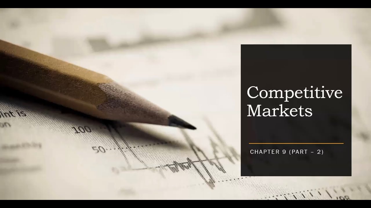 Competitive Markets (Chapter 9, Part 2)