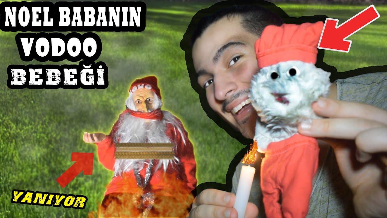 NOEL BABA'NIN VOODOO BEBEĞİNİ BULDUM !! (Noel Babayı Yaktım !!!)