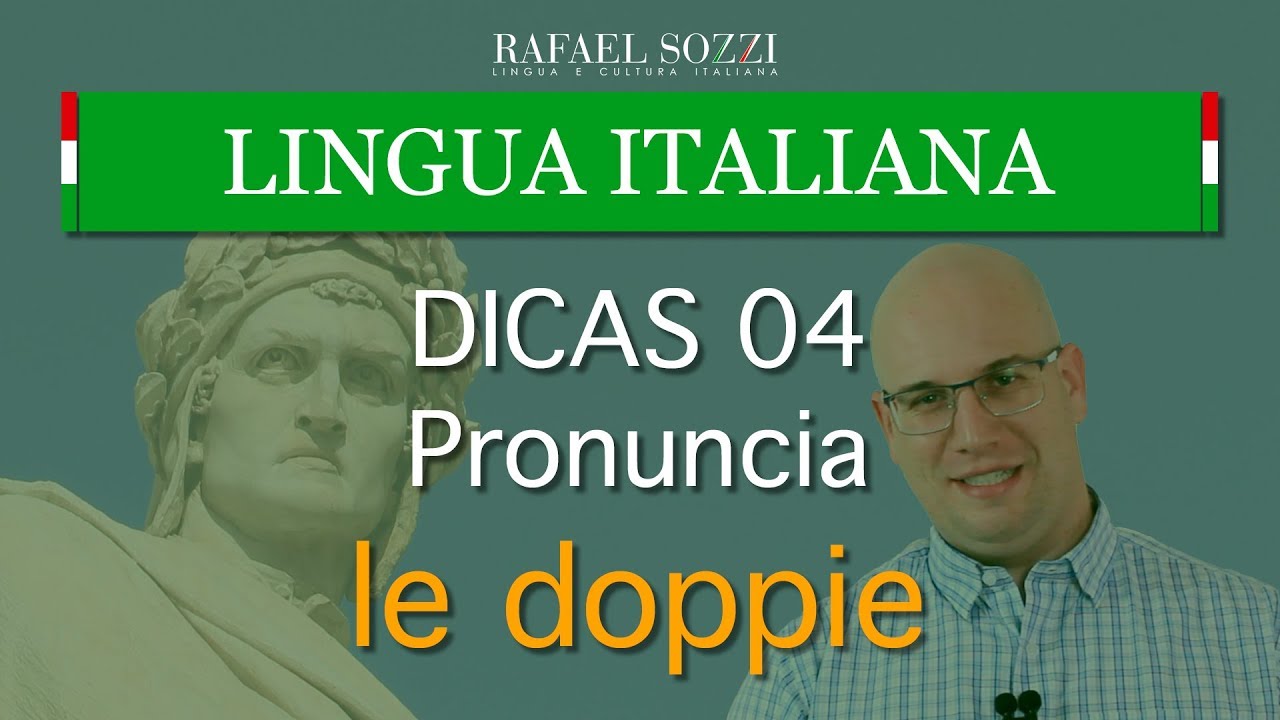 LE CONSONANTI DOPPIE - As duplas consoantes em italiano - Lingua italiana #6