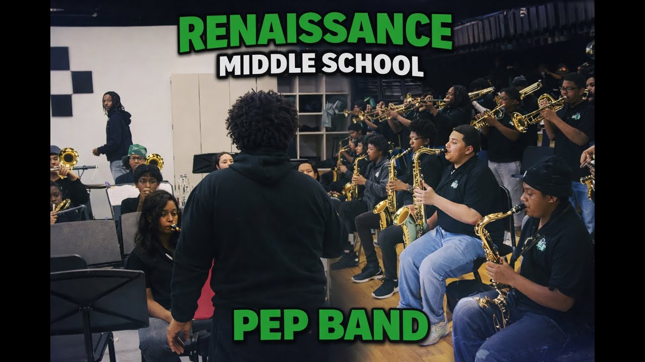 Renaissance Middle School Pep Band Game Highlights || 2026