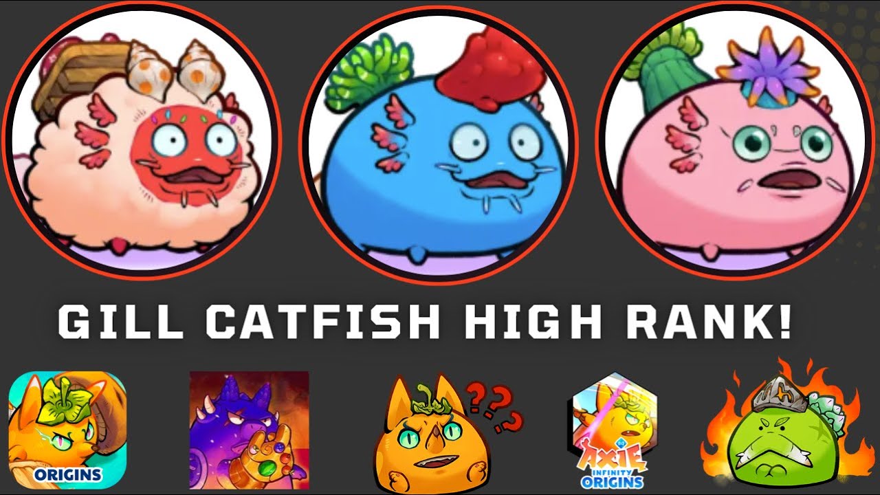 AXIE ORIGIN TOP GILL CATFISH TEAM RARE ERA SEASON 14