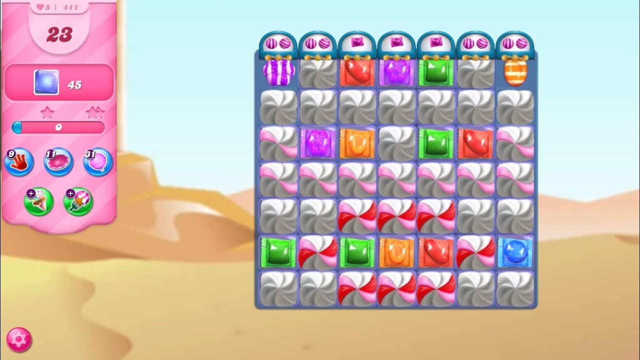 Candy Crush Saga Level 411
