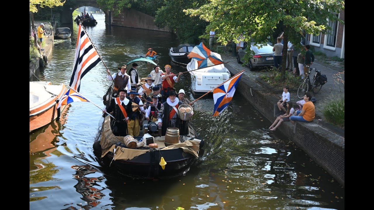 3 Oktober 2024. Geuzenintocht en inschrijven Haring & Wittebrood.  www.leidseglibber.nl
