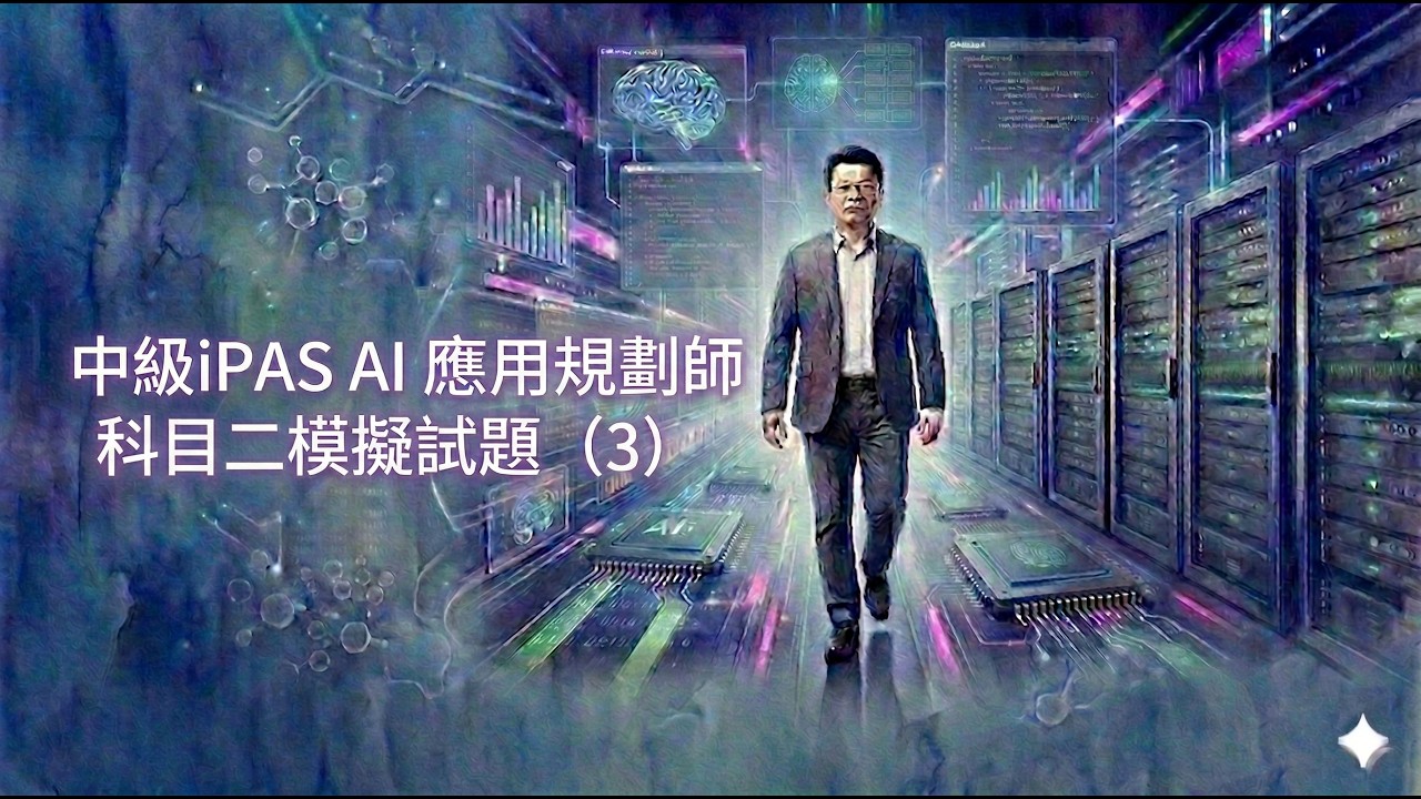 中級iPAS AI 應用規劃師科目二模擬試題（3)