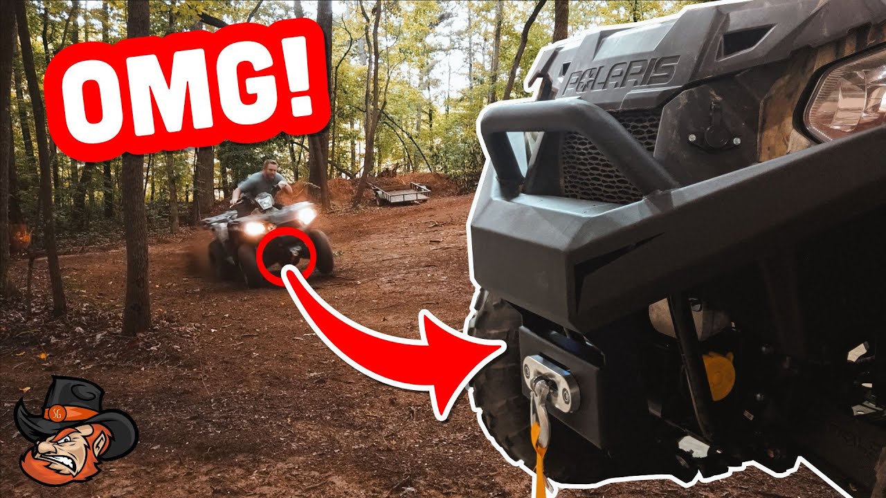Polaris 570 Sportsman Bumpers, winch and more! // DIY // Quad Logic