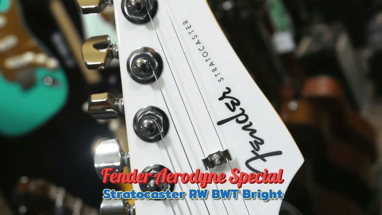 Fender Aerodyne Special Stratocaster RW BWT Bright White || Gitara elektryczna