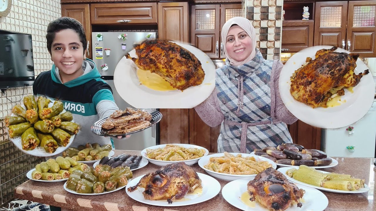 السفرة الاجمل لقلبي ❤️ عزومة حلوه 👌 وازاي اولادنا يساعدونا بحب وهما مبسوطين كمان 🤗 الفيديو كامل