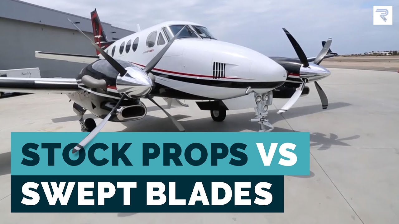 Still Worth It? Stock Props vs Swept Blade King Air C90GTx Upgrade