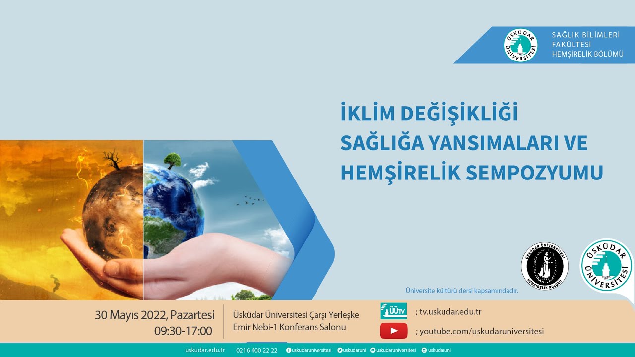 İklim Değişikliği, Sağlığa Yansımaları ve Hemşirelik Sempozyumu | Öğleden Önce