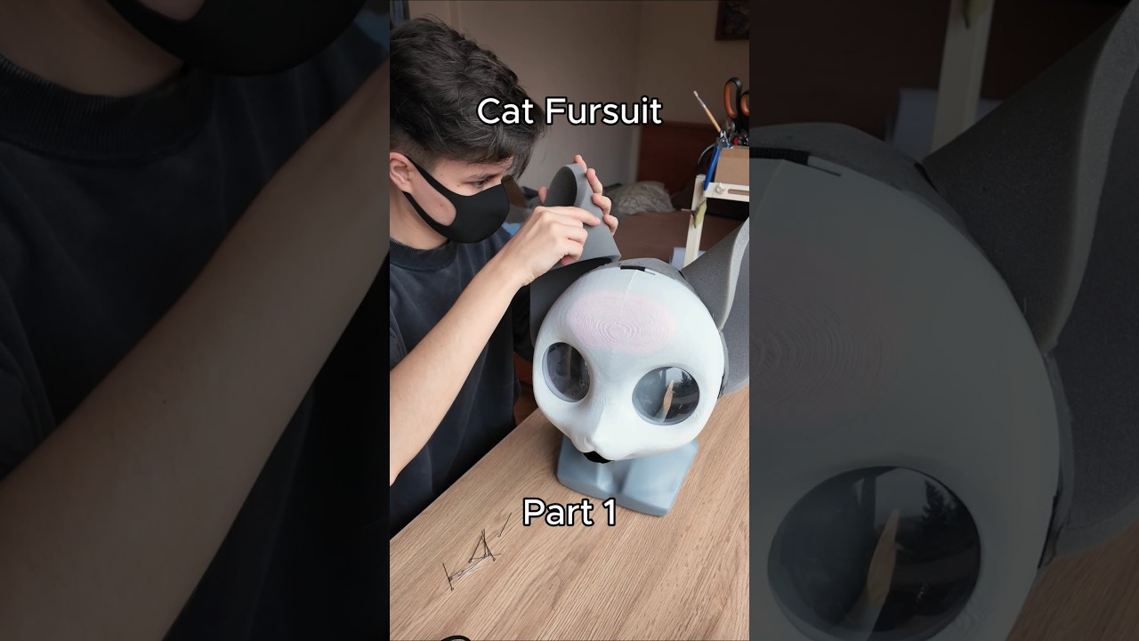 Making cat fursuit Part 1