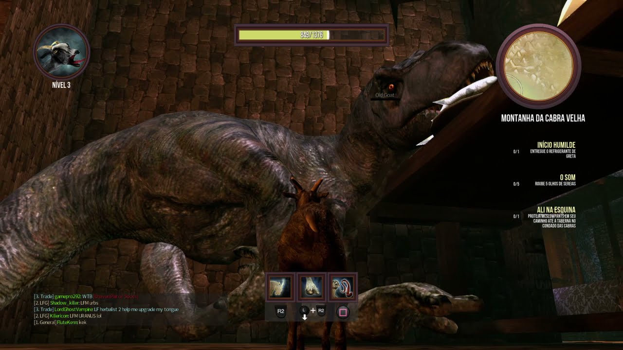 Como pegar o Dinossauro no Goat Simulator ! by MiguelSR05