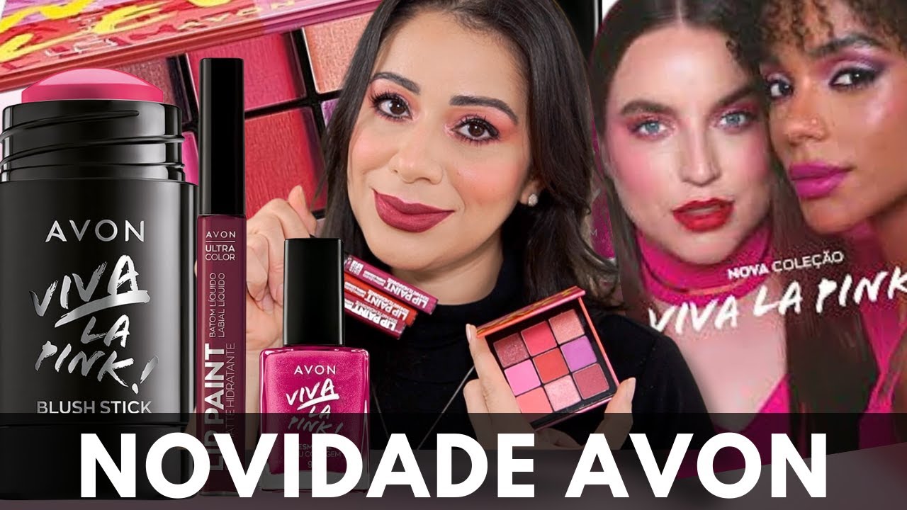Testei Coleção AVON VIVA LA PINK | Vale a compra ?