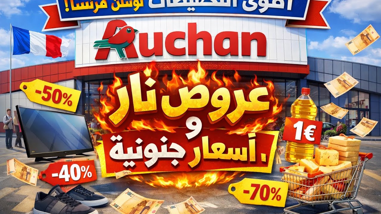 تخفيييضاااات نار في Auchan 