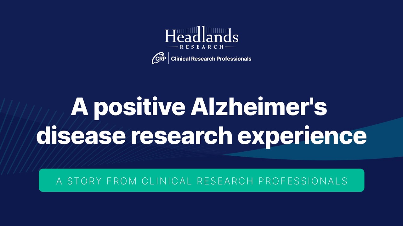 A Positive Alzheimer's Disease Research Experience | CRP