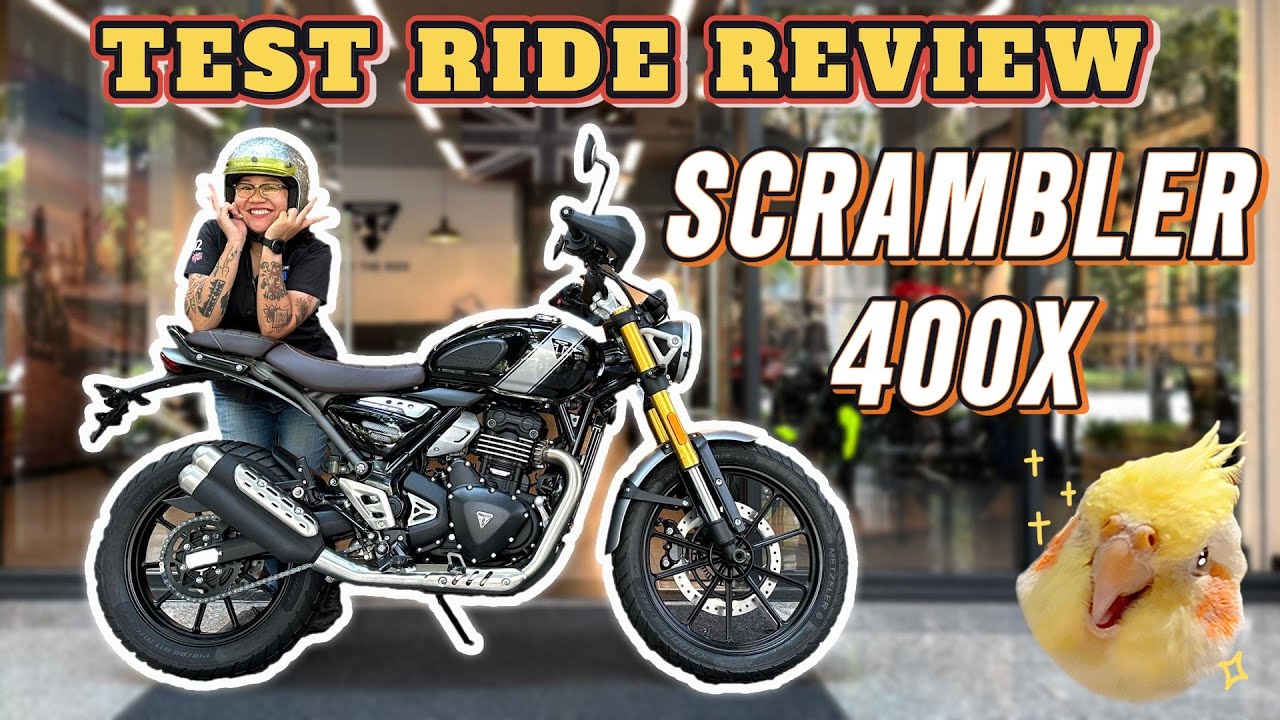 TRẢI NGHIỆM LÁI THỬ SCRAMBLER 400 X - XE CỰC GỌN NHẸ, LINH HOẠT VÀ SIÊU DỄ CHẠY CHO ANH CHỊ EM !!!