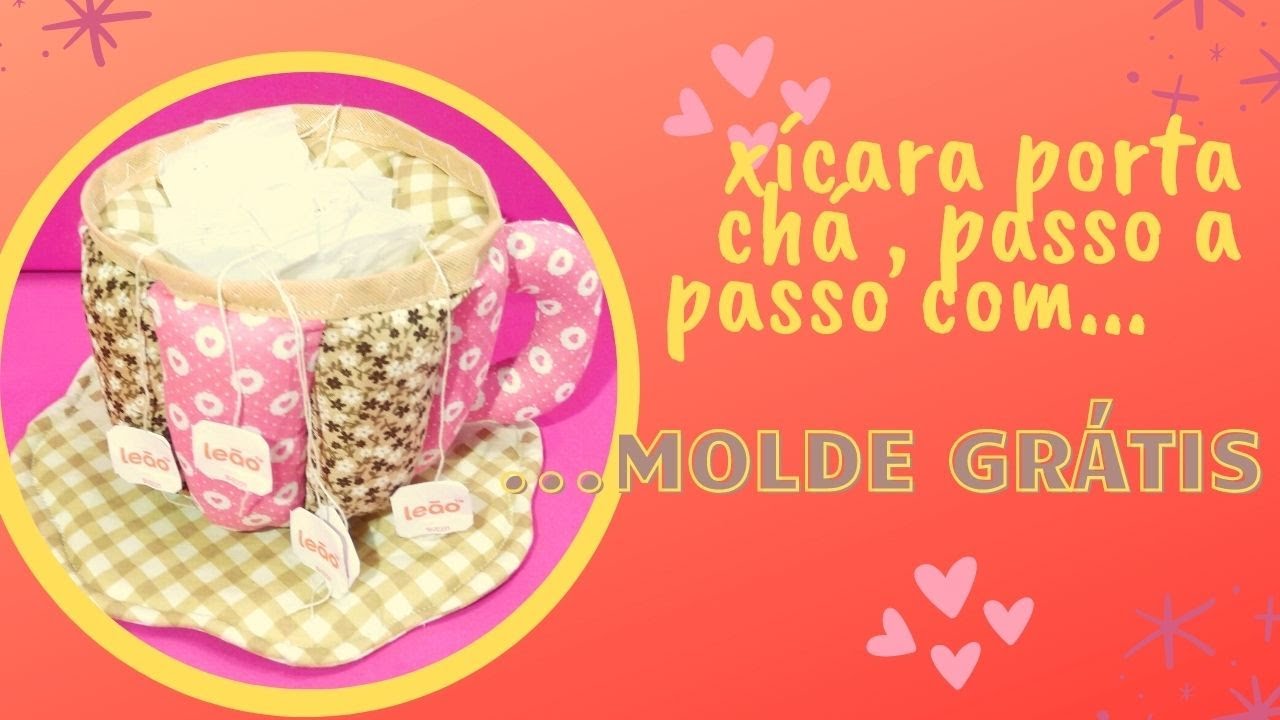Como fazer a XÍCARA PORTA CHÁ !!! 